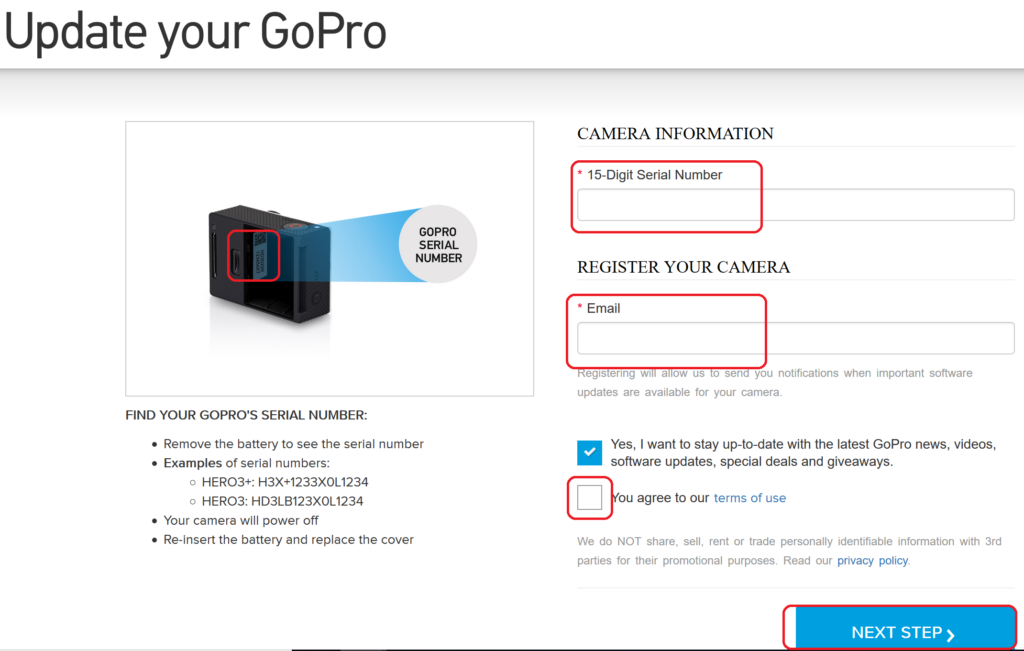 password Wifi en GoPRO HERO 3+ Silver – NITIC